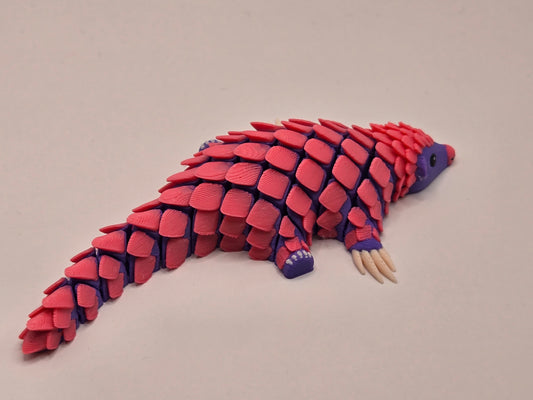 Mini pangolīns rozā