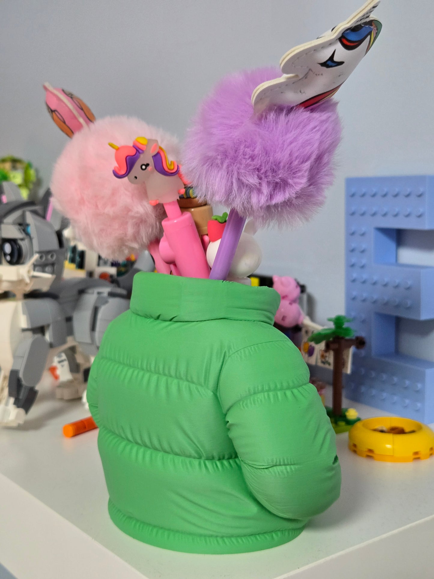 Rakstāmlietu turētājs - zaļš