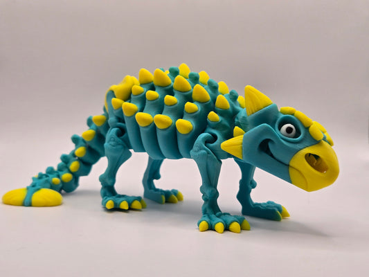 Dinozaurs akrobāts - tirkīzs