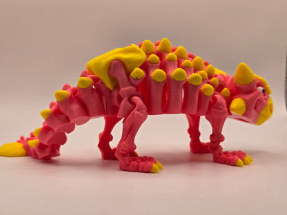 Dinozaurs akrobāts - rozā