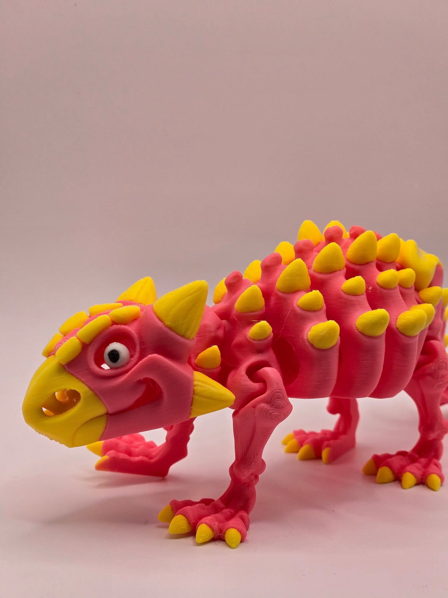 Dinozaurs akrobāts - rozā