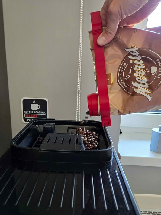 Kafijas pakas aizdare